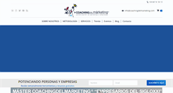 Desktop Screenshot of coachingdelmarketing.com